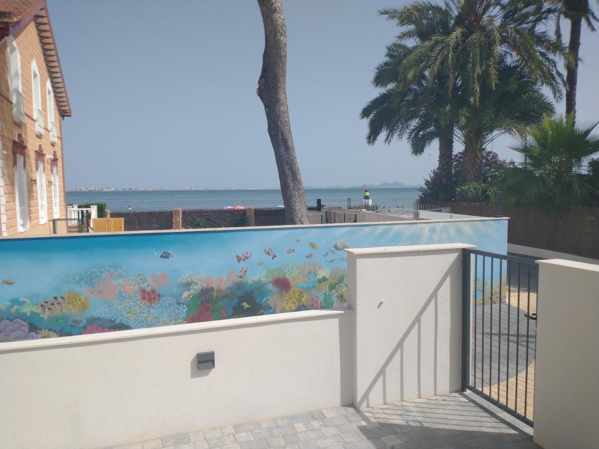 Modern Nieuwbouwappartement Aan Het Strand Van De Mar Menor In Santiago De La Ribera Lo Pagán Esterno foto